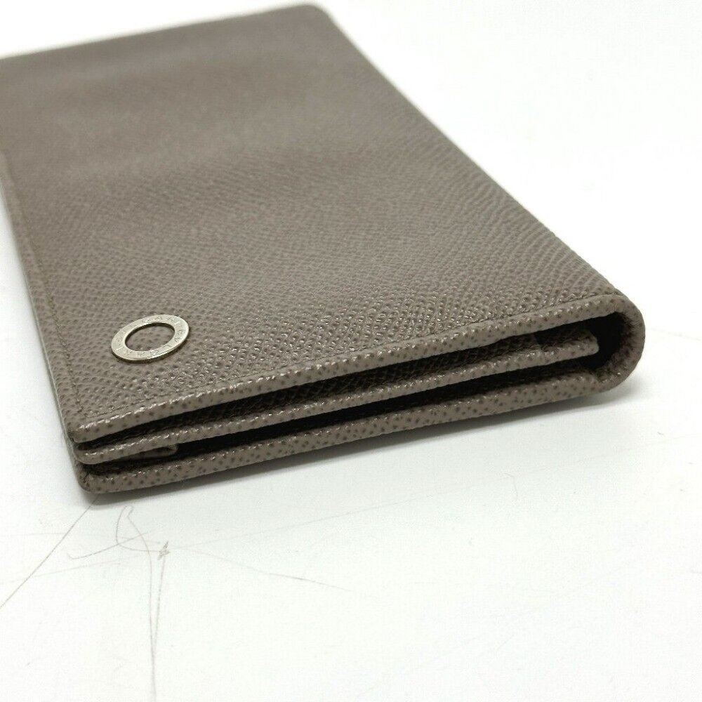 BVLGARI Bulgari Bulgari Folded wallet Leather gray - Picture 15 of 16